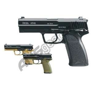  KWA KP45 Gas Airsoft Pistol   Black: Sports & Outdoors