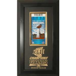  Caseworks New York Giants Super Bowl XLII Ticket Display 