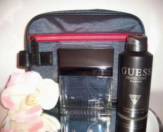   Homme EDT + Deodorant Body Spray + Travel Bag 3pc Gift Set Men  