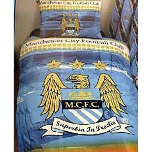  Manchester City Football Club Fc Panel Official Single Bed 