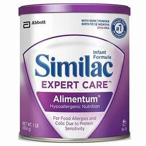 Similac Expert Care Alimentum, Hypoallergenic Powder Formula 16 OZ, 6 