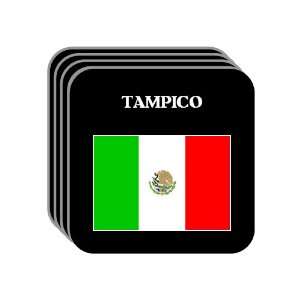  Mexico   TAMPICO Set of 4 Mini Mousepad Coasters 