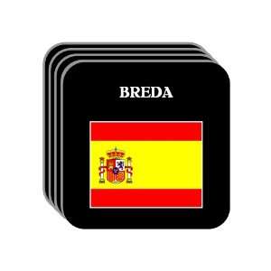  Spain [Espana]   BREDA Set of 4 Mini Mousepad Coasters 