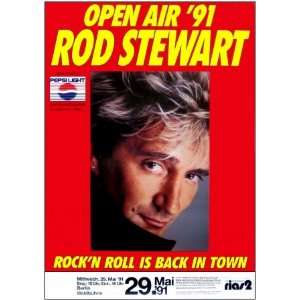  Rod Stewart   Open Air Berlin 1991   33x23 inches   Poster 