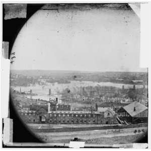  Civil War Reprint Richmond, Virginia. Ruins of State 