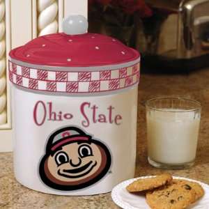  10 NCAA Ohio State Buckeyes Cookie Jar: Kitchen & Dining