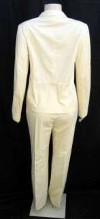 Jil Sander $1565 Womens Pant Suit 10/44 Yellow Business Business 