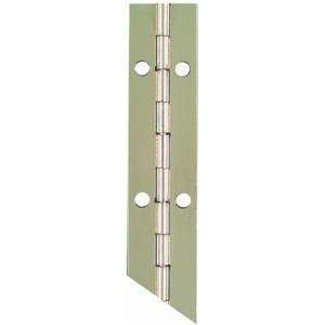  1 1/16 x 48 Nickel Plated Piano Hinge