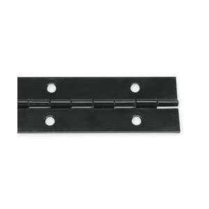   Hardware   screws not included   Piano Hinge, Black, 48 L x 1 1/2 In W
