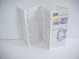   CENTRAL EAST WEST Time Table Railroad Schedule Boston New York Buffalo