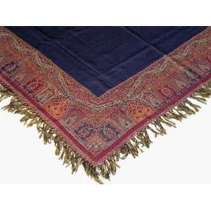   Jamawar Wool Ethnic Tablecloth 46  Kitchen & Dining