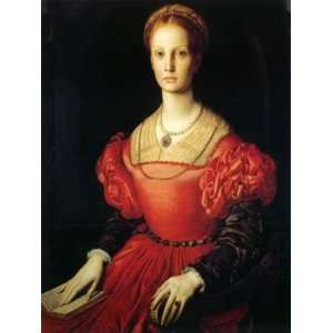   inch Agnolo Bronzino Portrait Canvas Art Repro NR: Home & Kitchen