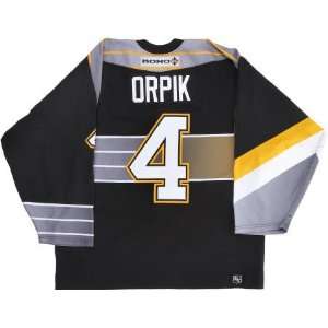  2001 02 Brooks Orpik Pittsburgh Penguins Game Worn Jersey 