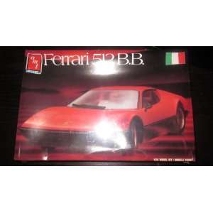  AMT Ertyl Ferrari 512 B.B. 1/24 Model Kit: Toys & Games