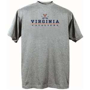   UVA NCAA Dark Ash Short Sleeve T Shirt Medium