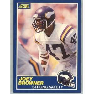 1989 Score #38 Joey Browner   Minnesota Vikings (Football 