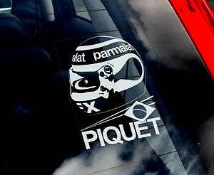   Piquet   Formula 1 Car Sticker   F1 Mclaren Lotus Brabham  