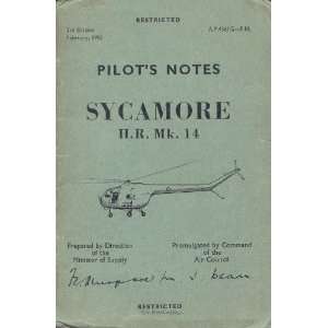   Sycamore Helicopter Pilot Notes Manual: Bristol Sycamore: Books