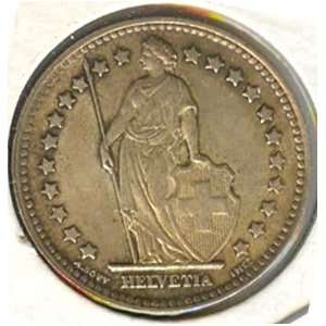  Swiss Silver Coin One Franc 1947B KM24 