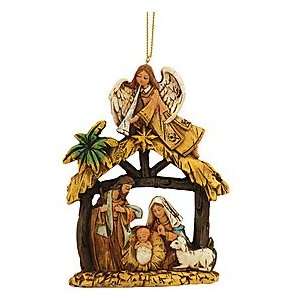  Holy Family Stable Angel Ornament