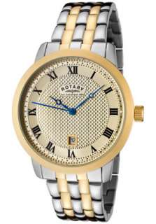 Rotary Watch GB42826/08 Mens Champagne Textured Dial  
