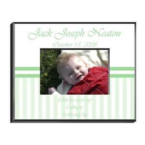  Personalized Baby Boy Frame in Green: Baby