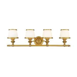   Polished Nickel Milton Four Light Wall Sconce from the Milton Collect