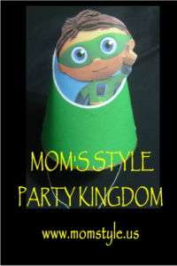 Super Why Birthday Party hats  