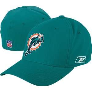  Miami Dolphins  Aqua  Coachs Sideline Flex Structured Hat 