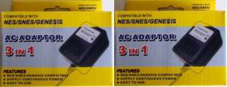 LOT OF NEW AC POWER ADAPTER FOR SUPER NINTENDO SNES  