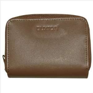  Buxton Brown Leather Accordian Style Wallet: Office 