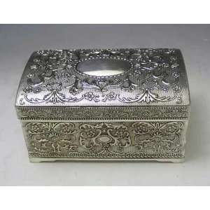 Silver Plated Etrog Box 