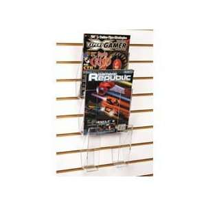 Deep Waterfall Shelf POCKITS Slatwall Media Displays  