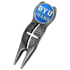  BYU Idaho Vikings Black Nickel Crosshair Divot Tool 