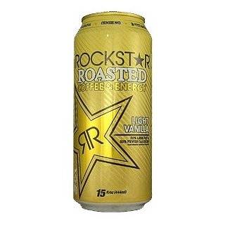 Pack   Rockstar Roasted Coffee + Energy   Light Vanilla   15oz.