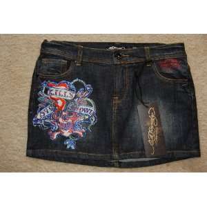  ED HARDY 100% AUTHENTIC WOMEN SKIRT, SUPER CUTE!!!: Everything Else