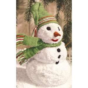  Vintage Crochet PATTERN to make   Snowman Christmas Decoration 