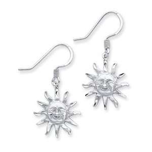  Sterling Silver Smiling Sunshine Earrings: Jewelry