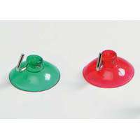 22mm (7/8) Suction Cup w/Hook   12pcs. Green  
