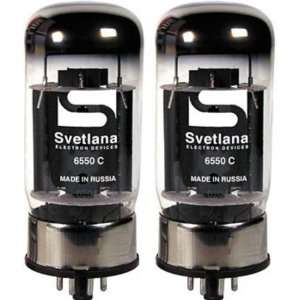  Svetlana 6550 Tube, Hard/Blue Duet Musical Instruments