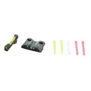 Fiber Optic Handgun Sight Sets/Combos Combo, Fits Glock 9mm, .40 S&W 