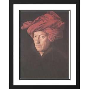   van 28x36 Framed and Double Matted Man in a Turban