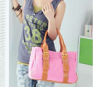 Korean style Ladys Girls leisure Handbag canvas shoulder bag 
