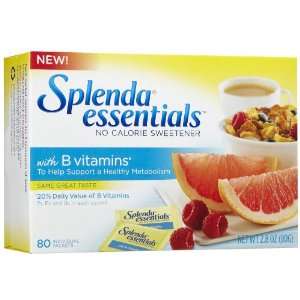  Splenda Sugar Substitute Packets w/ Vitamin B Baby