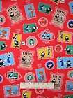 Rocky Bullwinkle Red Boris Natasha Retro FABRIC YARDS