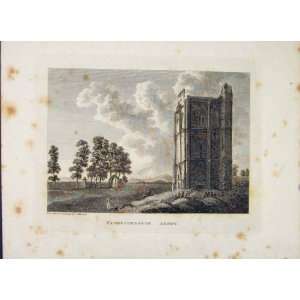  Sterlingshire Cambuskenneth Abbey Antique Print C1797 