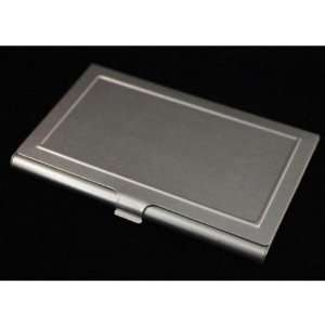  Blank Aluminum Business Card Holders Silver Case Pack 50 