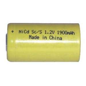  6 pcs Sub C 1900 mAh NiCd Batteries: Electronics