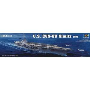   Trumpeter 1/350 U.S. CVN 68 Nimitz aircraft carrier 1975: Toys & Games