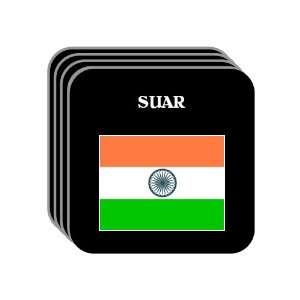  India   SUAR Set of 4 Mini Mousepad Coasters: Everything 